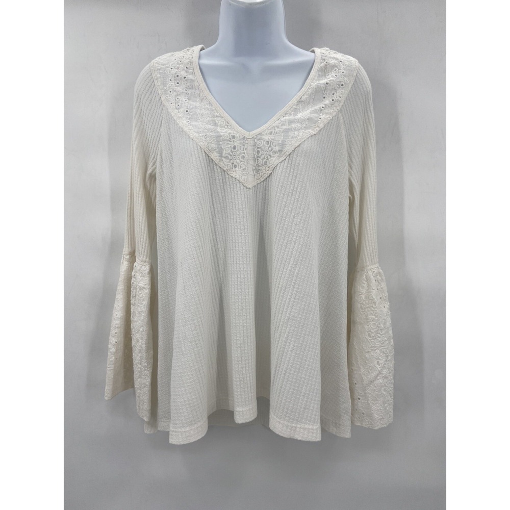 Freeâ People WOMEN'S SIZE SMALL Blouse WHITE
